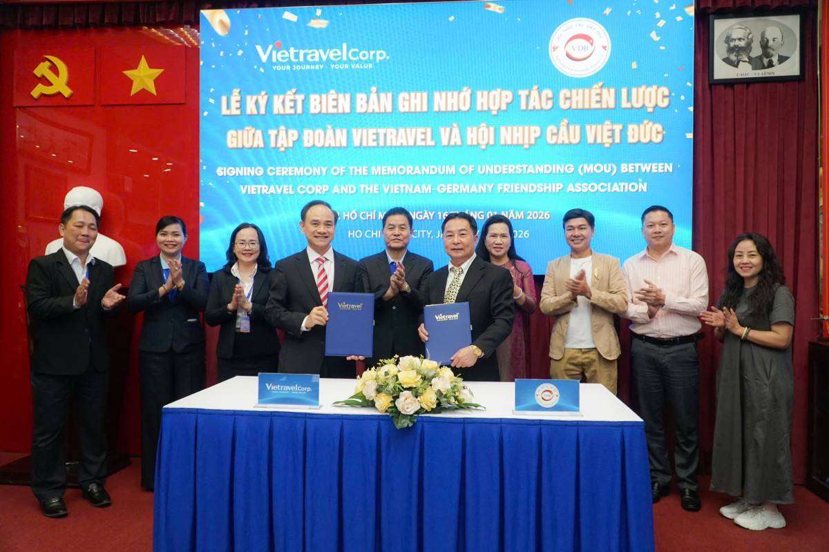 Vietravel và Hội Nhịp Cầu Việt – Đức ký kết hợp tác chiến lược, thúc đẩy giao lưu du lịch – văn hóa – giáo dục song phương