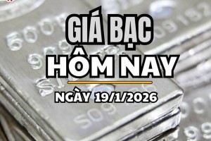 Giá bạc hôm nay 19/1/2026: Giá bạc trong nước tăng mạnh theo đà thế giới