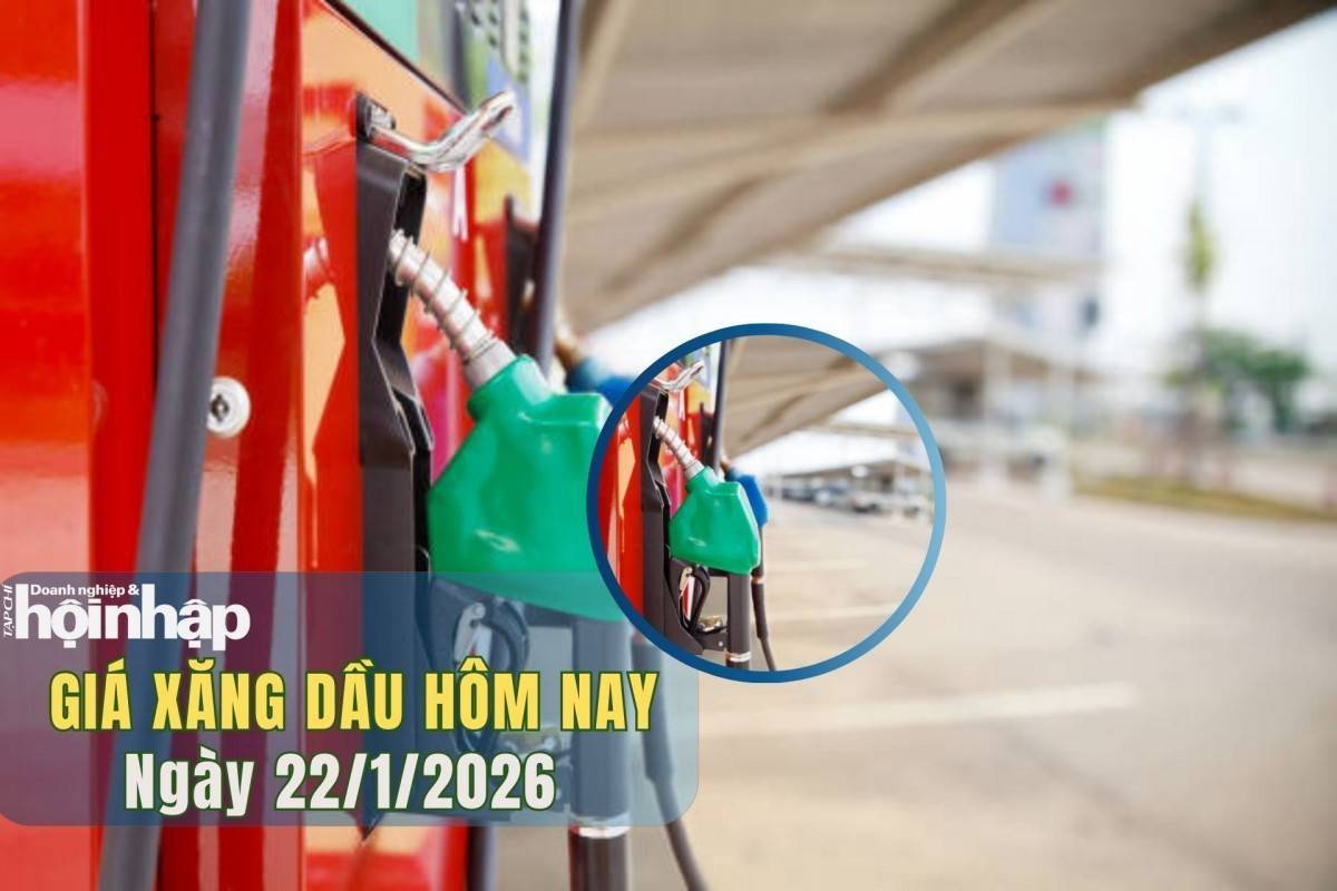 Giá xăng dầu hôm nay 22/1/2026: Nguồn cung thắt chặt thúc đẩy đà tăng