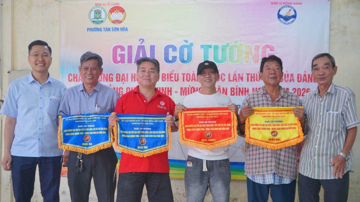 Phường Tân Sơn Hòa - tổ chức hội thao mừng Đảng quang vinh - mừng xuân Bính Ngọ 2026