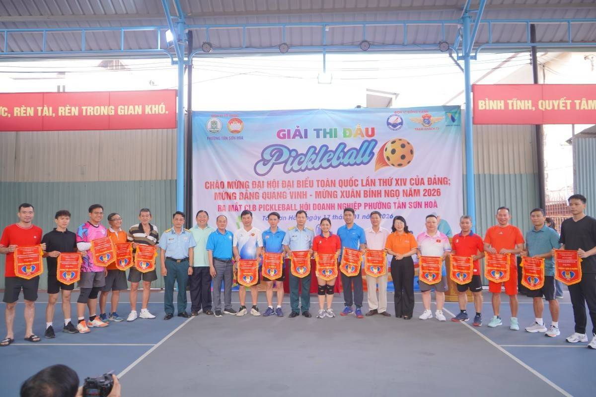 Phường Tân Sơn Hòa - tổ chức hội thao mừng Đảng quang vinh - mừng xuân Bính Ngọ 2026