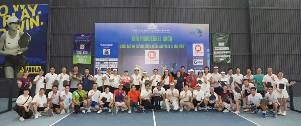 Giải Pickleball SHBA- SACA: Sân chơi thể thao gắn kết cộng đồng doanh nhân