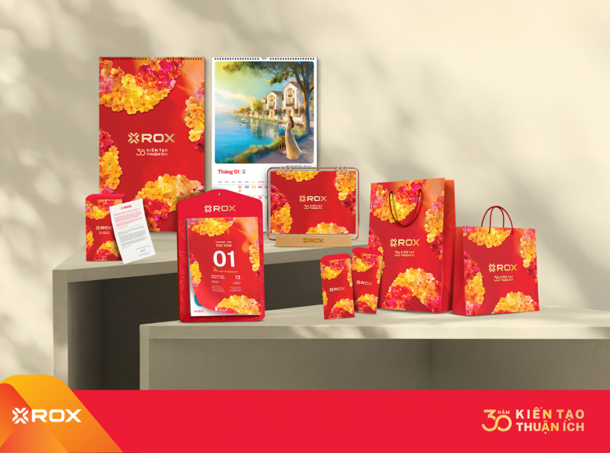 Bộ lịch ROX Group - 30 năm kiến tạo thuận ích