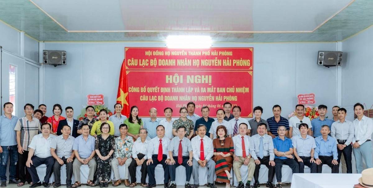 Những gam màu khởi sắc của Câu lạc bộ Doanh nhân họ Nguyễn thành phố Hải Phòng