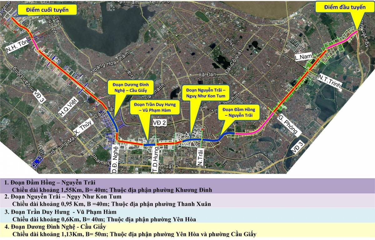 Hà Nội lệnh xây dựng khẩn cấp ba đoạn tuyến vành đai 2,5 hơn 8.400 tỷ đồng