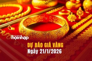 Dự báo giá vàng 21/1: Giá vàng nhẫn, vàng miếng tăng "phi mã", vượt mốc 166 triệu đồng/lượng