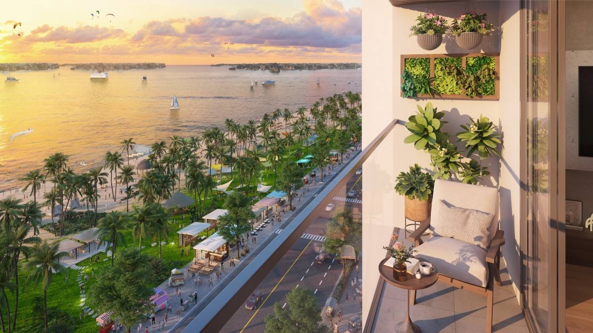 Tổ hợp căn hộ Sun Centro Town nằm ở trung tâm Bãi Cháy được thị trường săn đón. Ảnh: Sun Property.