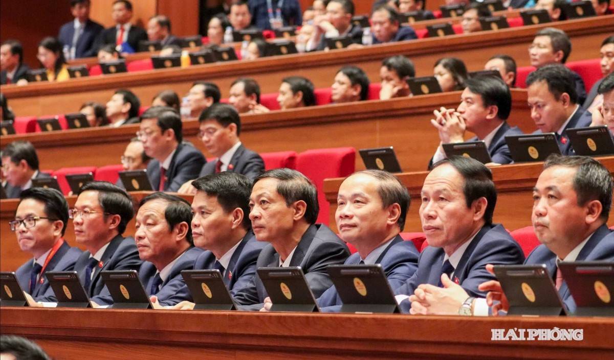 Công bố danh sách Ban Chấp hành Trung ương Đảng khóa XIV: Hải Phòng có hai lãnh đạo được tín nhiệm bầu chọn