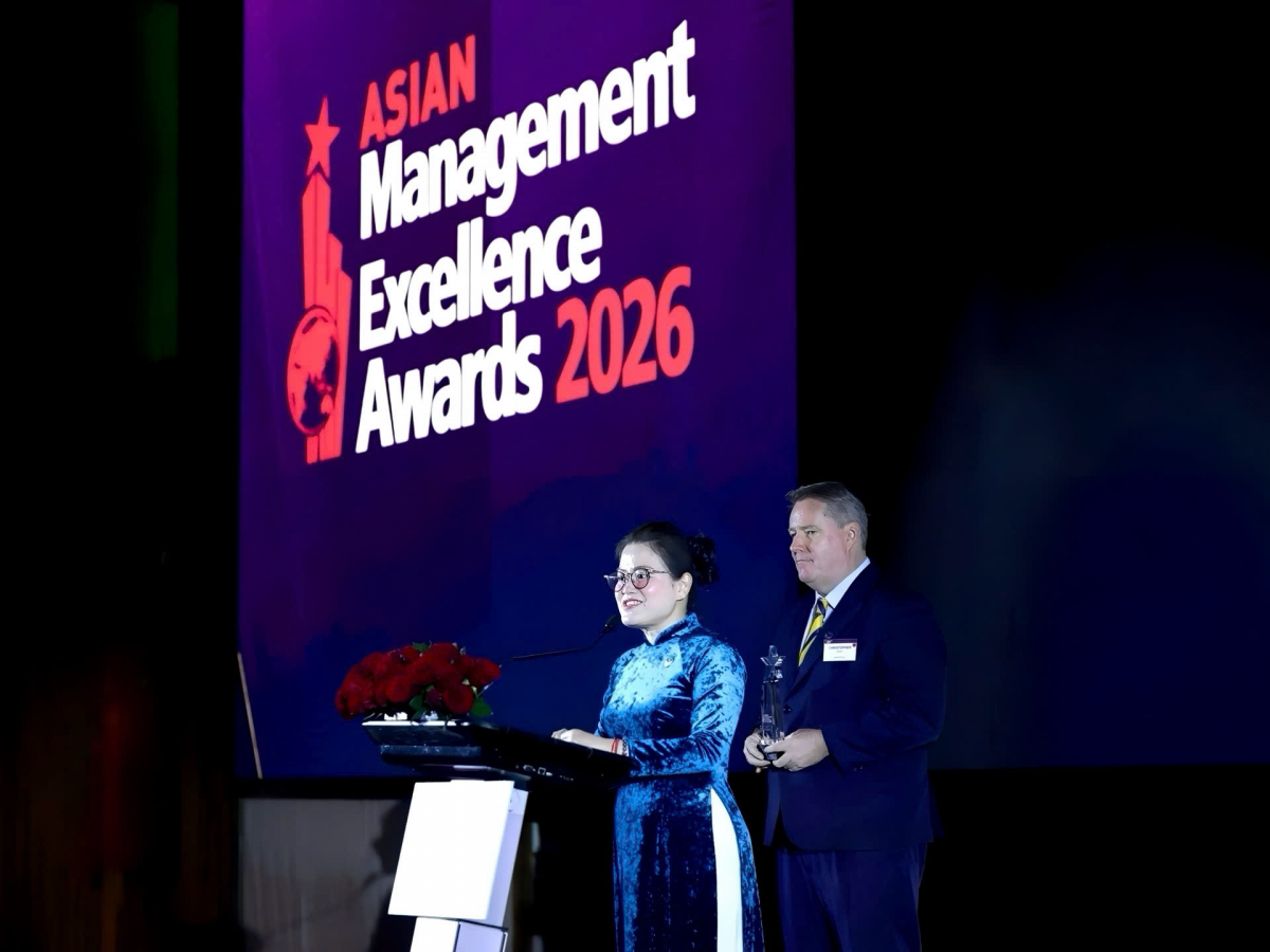 Victoria School được vinh danh tại Asian Management Excellence Awards 2026