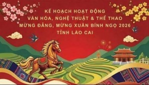 Sắc xuân Bính Ngọ 2026 lan tỏa khắp Lào Cai trong không khí mừng Đảng