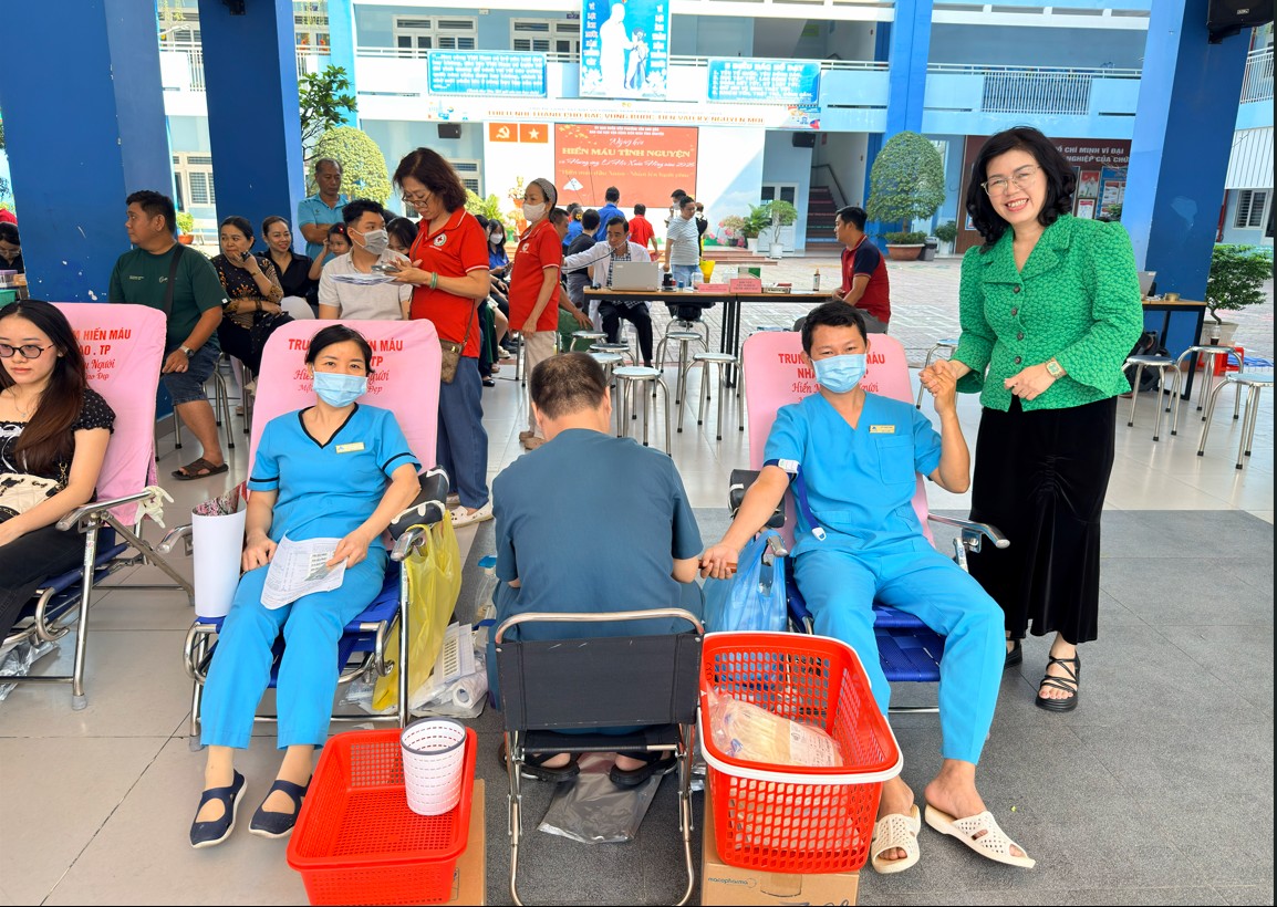 Phường Tân Sơn Hòa tổ chức ngày hội hiến máu thu được hơn 150 đơn vị máu