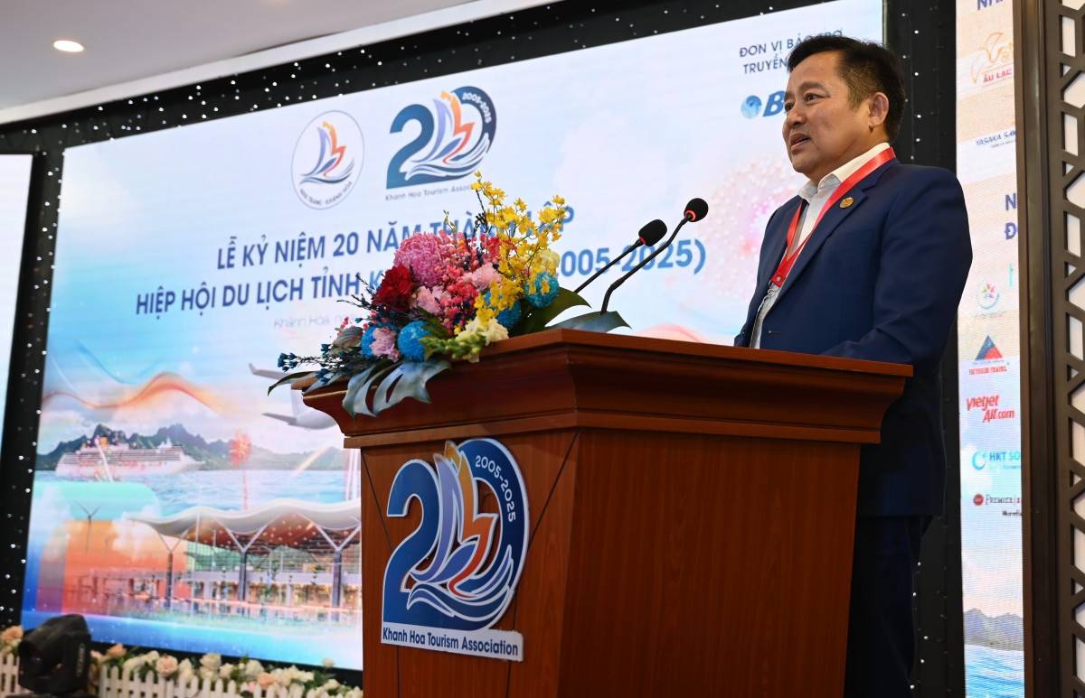 Du lịch Khánh Hòa đạt 66.700 tỷ đồng năm 2025: Dấu ấn 20 năm Hiệp hội