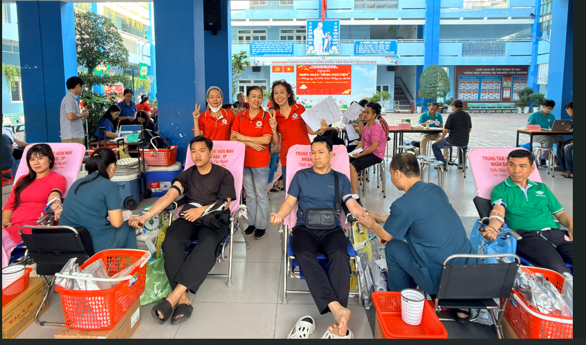 Phường Tân Sơn Hòa tổ chức ngày hội hiến máu thu được hơn 150 đơn vị