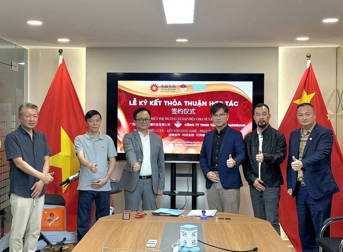 365Group hợp tác doanh nghiệp Trung Quốc triển khai xe đạp điện chia sẻ, thúc đẩy chuyển đổi xanh giao thông đô thị