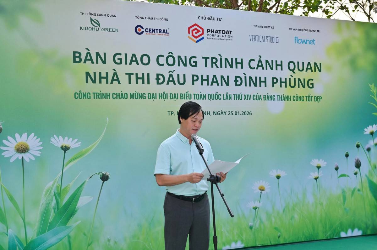 Nhà thi đấu Phan Đình Phùng có diện mạo mới trước Tết