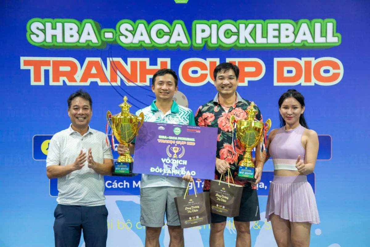 Giải Pickleball SHBA- SACA 2026: Kết nối đam mê, lan toả tinh thần thể thao