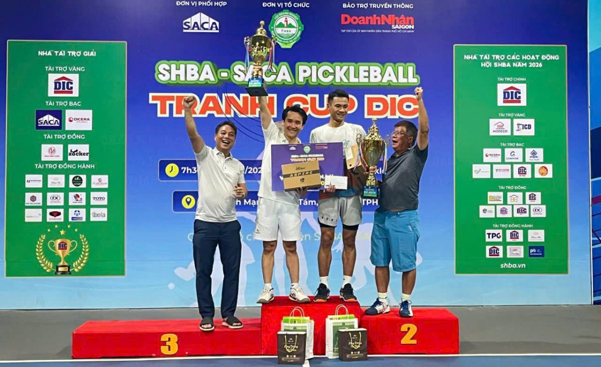 Giải Pickleball SHBA- SACA 2026: Kết nối đam mê, lan toả tinh thần thể thao