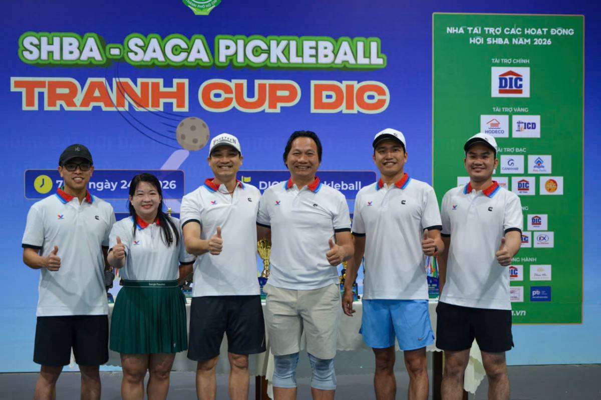 Giải Pickleball SHBA- SACA 2026: Kết nối đam mê, lan toả tinh thần thể thao