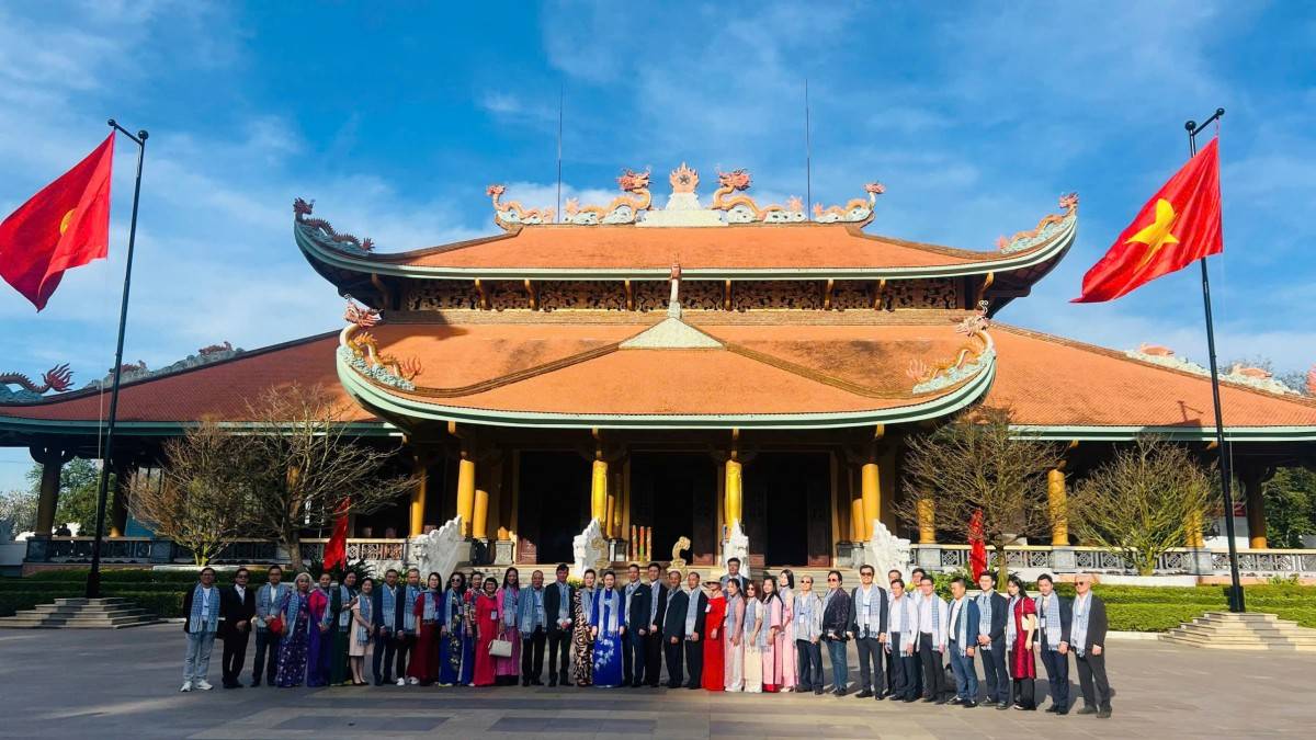 Một trong các hoạt động của kiều bào trong khuôn khổ chương trình.