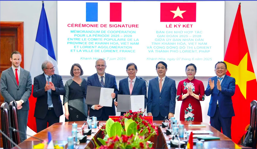 Khánh Hòa triển khai kế hoạch Hợp tác với Cộng đồng đô thị Lorient Pháp giai đoạn 2025 – 2028