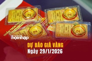 Dự báo giá vàng 29/1: Giá vàng nhẫn, vàng miếng tăng vọt, sát ngưỡng 183 triệu đồng/lượng