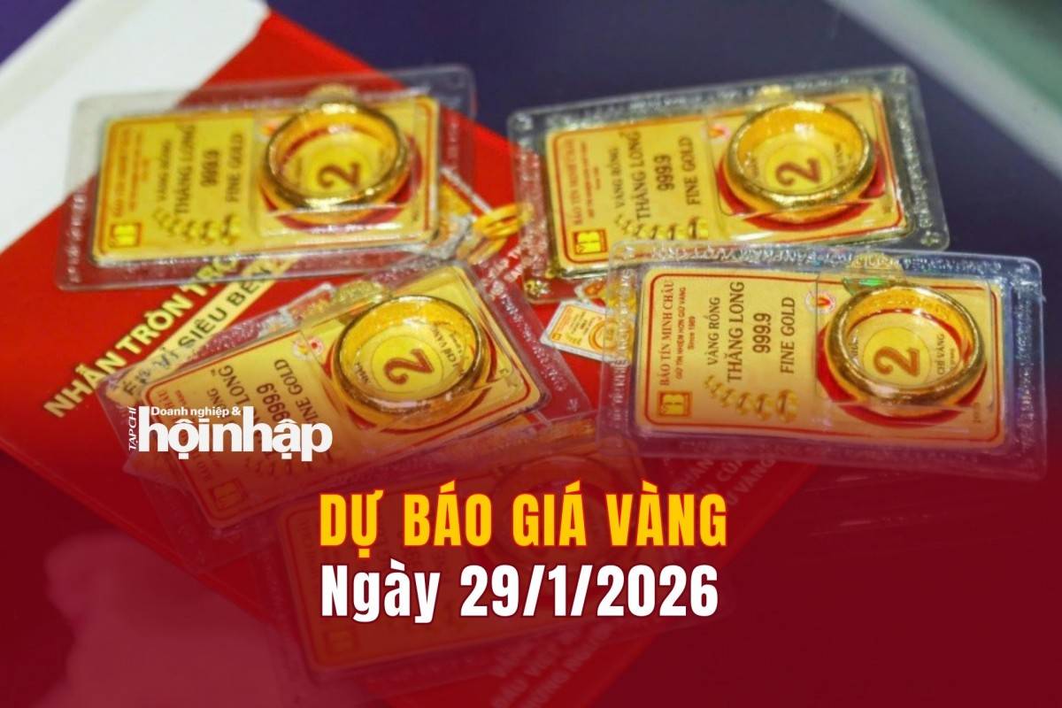 Dự báo giá vàng 28/1: Giá vàng nhẫn, vàng miếng tiếp đà tăng cao, lập đỉnh mới
