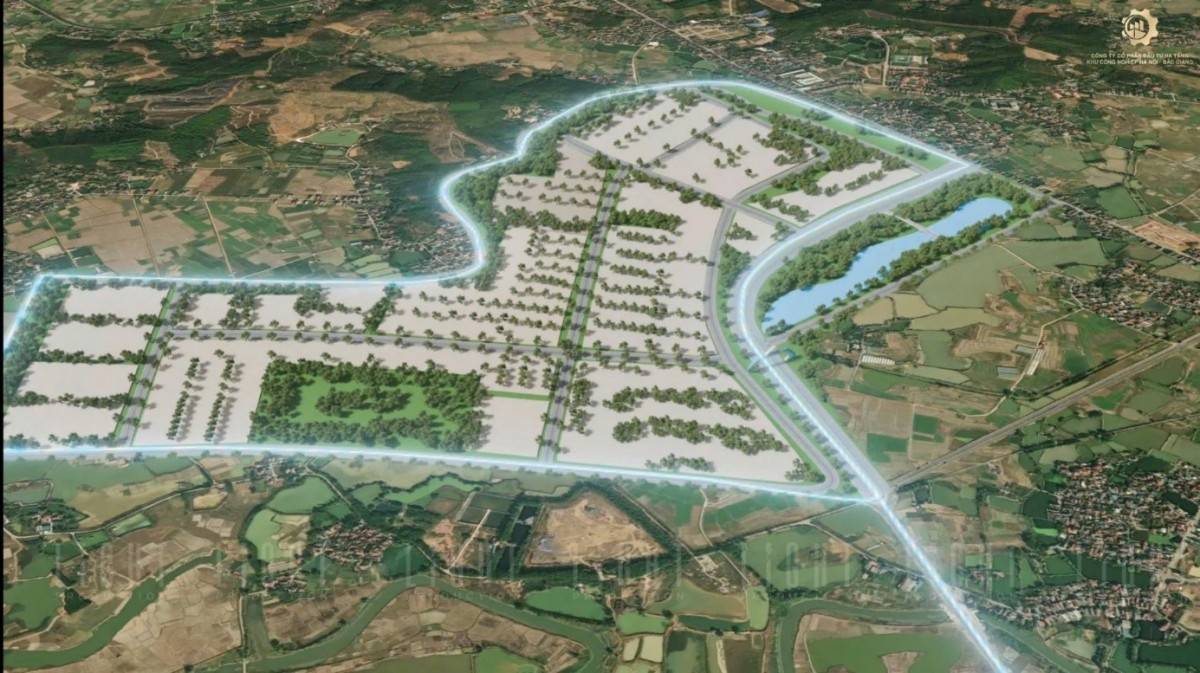 Bắc Ninh sẽ quy hoạch 50 KCN tới năm 2050 (Ảnh minh hoạ: KCN Song Mai – Nghĩa Trung)