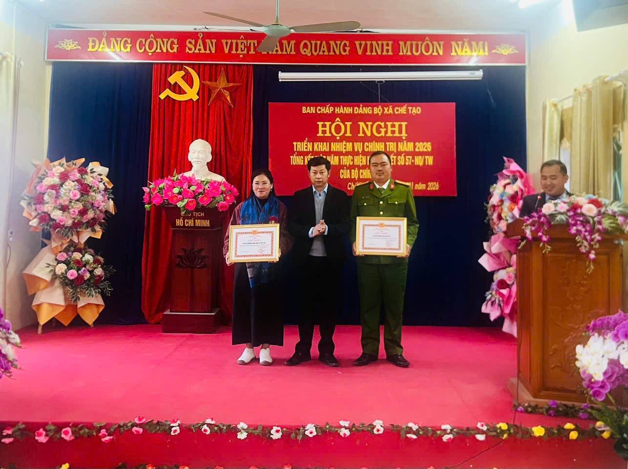 Đảng ủy xã Chế Tạo tổng kết Nghị quyết 57, đề ra phương hướng, nhiệm vụ chính trị năm 2026