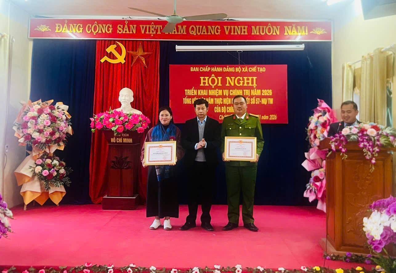 Đảng ủy xã Chế Tạo tổng kết Nghị quyết 57, đề ra phương hướng, nhiệm vụ chính trị năm 2026