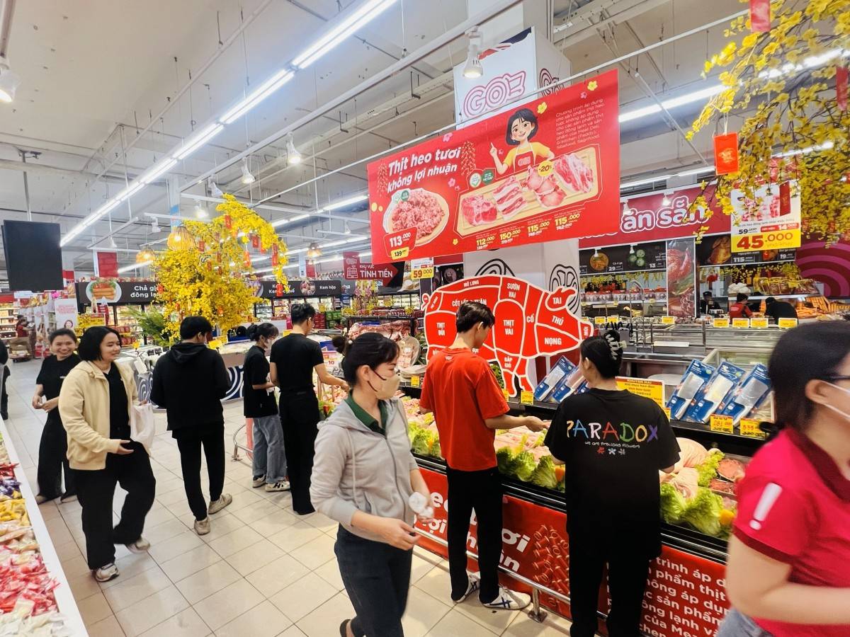 GO! bán thịt heo tươi không lợi nhuận phục vụ Tết Nguyên Đán Bính Ngọ 2026