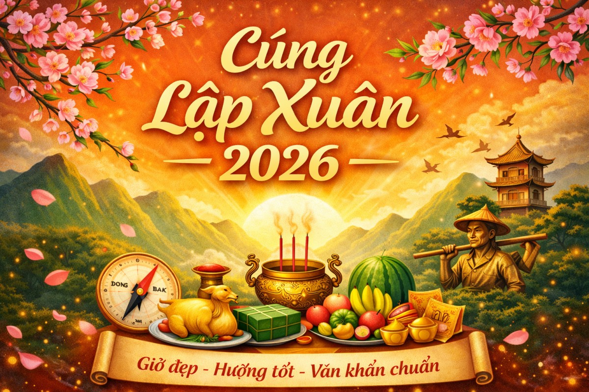 Cúng Lập Xuân 2026: Giờ Vàng, Hướng Tốt, Văn Khấn Chuẩn Và Những Kiêng Kỵ Cần Tránh