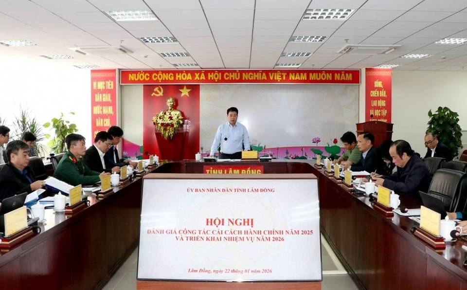 Lâm Đồng công khai chỉ số cải cách hành chính hàng tháng từ 2026