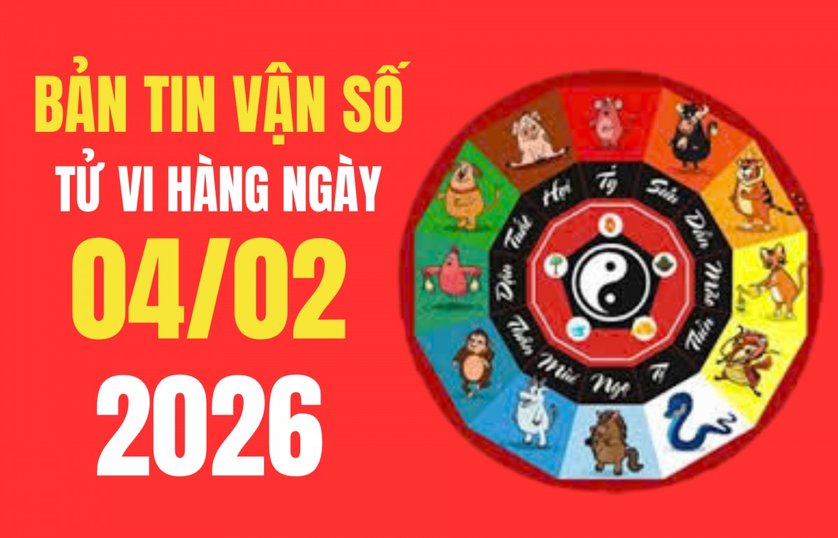 Tử vi - Vận số ngày 04/02/2026: Mặc gì để hợp mệnh theo ngũ hành Đại dịch Thổ?