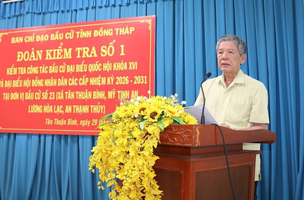 Bí thư Tỉnh ủy Đồng Tháp Ngô Chí Cường: “ Kiên quyết không để người không đủ tiêu chuẩn tham gia ứng cử”