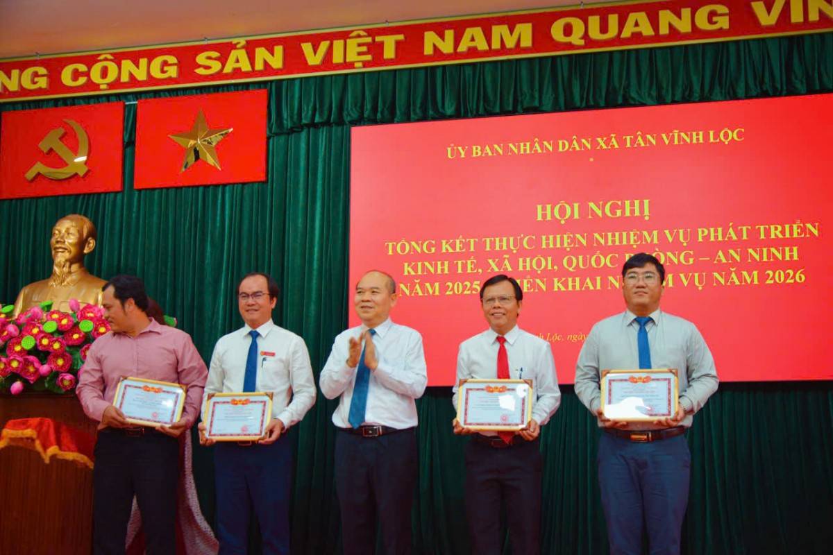 Tân Vĩnh Lộc (TP. Hồ Chí Minh): Quyết tâm thực hiện thắng lợi nhiệm vụ năm 2026
