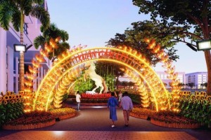 Hội hoa xuân Phú Mỹ Hưng Tết Bính Ngọ 2026 với chủ đề Xuân Gắn Kết