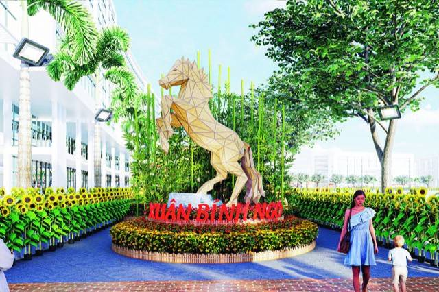 Hội hoa xuân Phú Mỹ Hưng Tết Bính Ngọ 2026 với chủ đề Xuân Gắn Kết