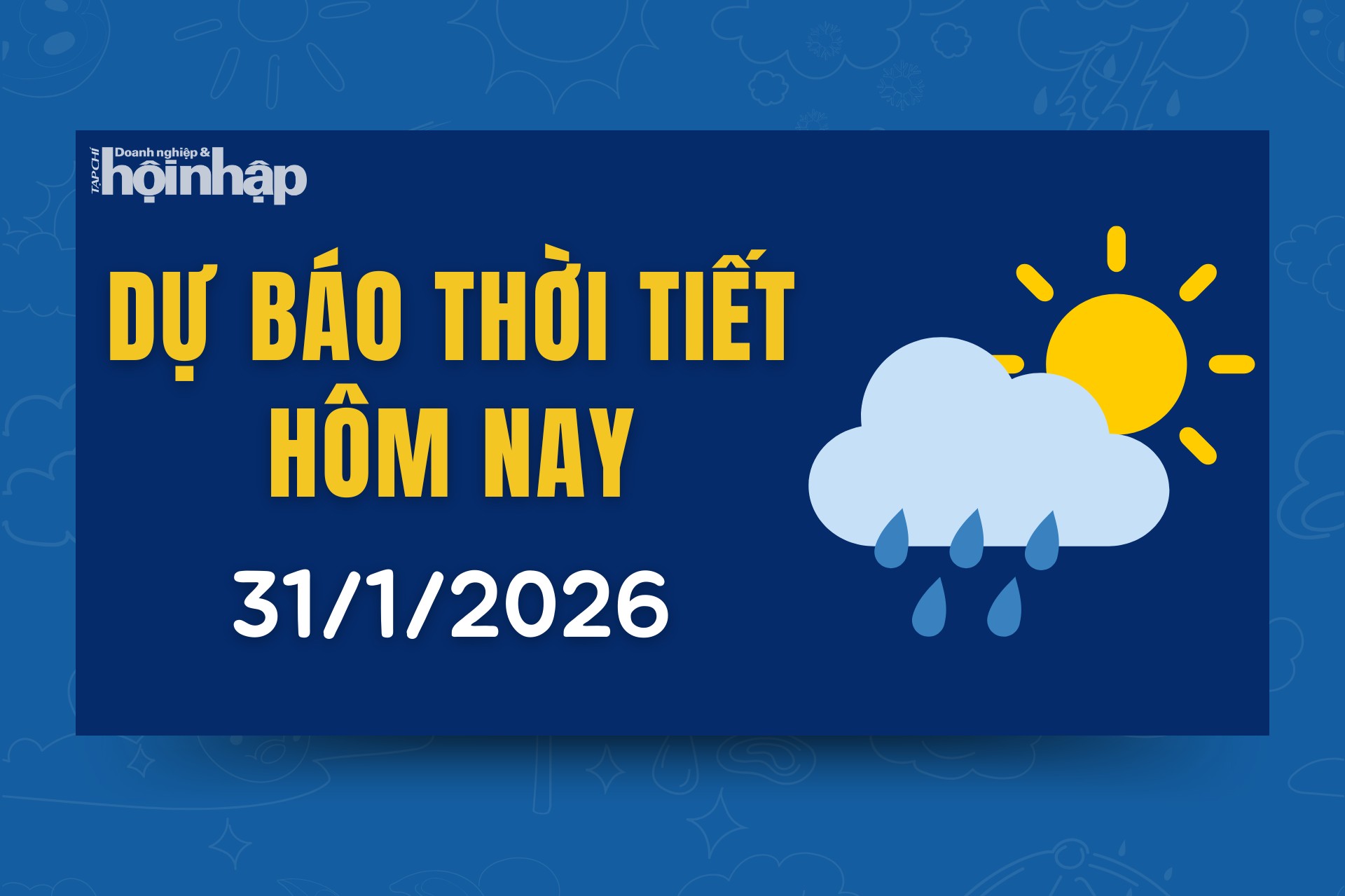 Thời tiết hôm nay 31/1: Bắc Bộ có mưa, đêm nay trời rét