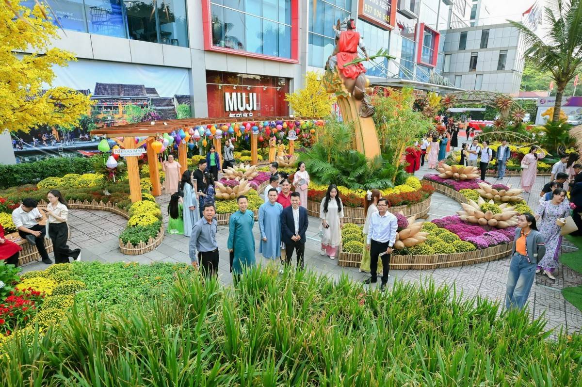 Đường hoa, Xuân Bính Ngọ 2026,Menas,Tân Sơn Nhất, Phường Tân Sơn Hoà 3