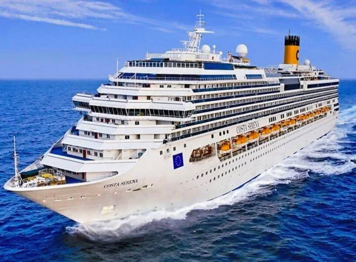 Đón chuyến tàu biển quốc tế thứ 9 COSTA SERENA với 2.853 khách đến Nha Trang, Khánh Hòa