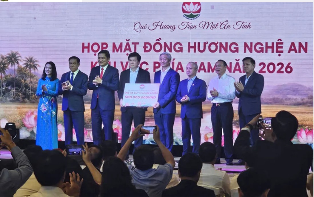 Cộng đồng người Nghệ An phía Nam tiếp tục đồng hành cùng sự phát triển của tỉnh