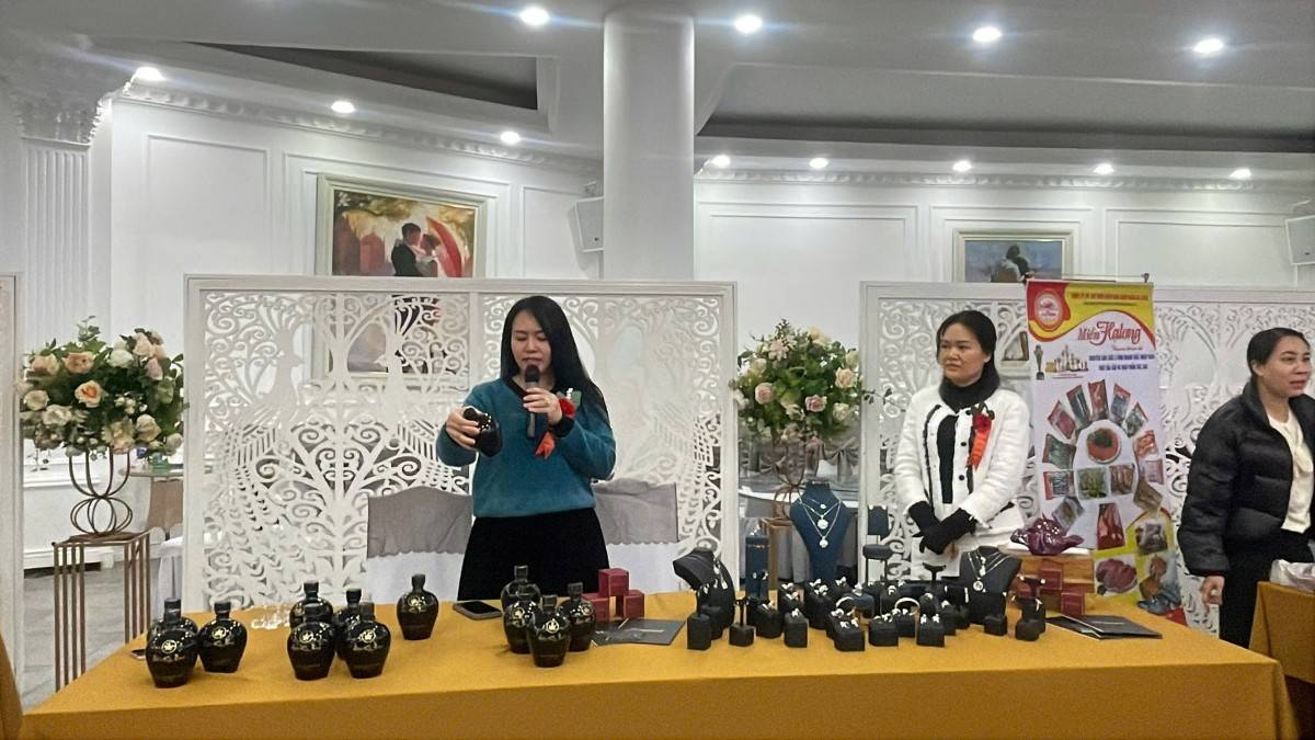 Tại hội nghị sản phẩm thương hiệu của nhiều Doanh nghiệp hội viên được trưng bày quảng bá