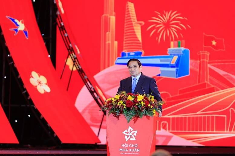 Thủ tướng Phạm Minh Chính: Hội chợ Mùa Xuân 2026 tạo xung lực mới cho thị trường ngay từ đầu năm