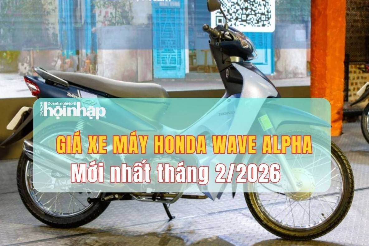 Giá xe máy Honda Wave Alpha mới nhất tháng 2/2026: Giá niêm yết giữ nguyên, đại lý đội thêm tiền triệu