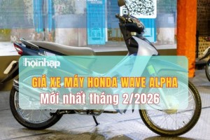 Giá xe máy Honda Wave Alpha mới nhất tháng 2/2026: Giá niêm yết giữ nguyên, đại lý đội thêm tiền triệu
