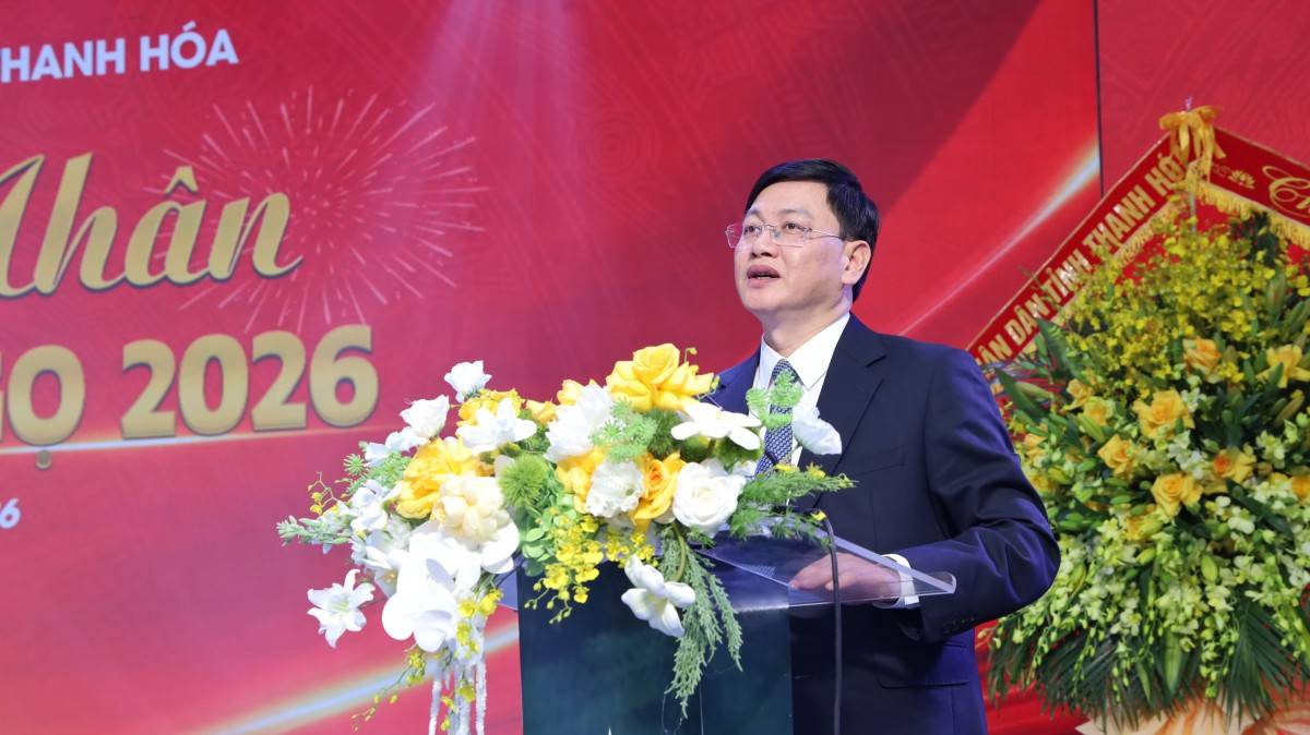 Phó Chủ tịch Thường trực UBND tỉnh Mai Xuân Liêm phát biểu tại chương trình.