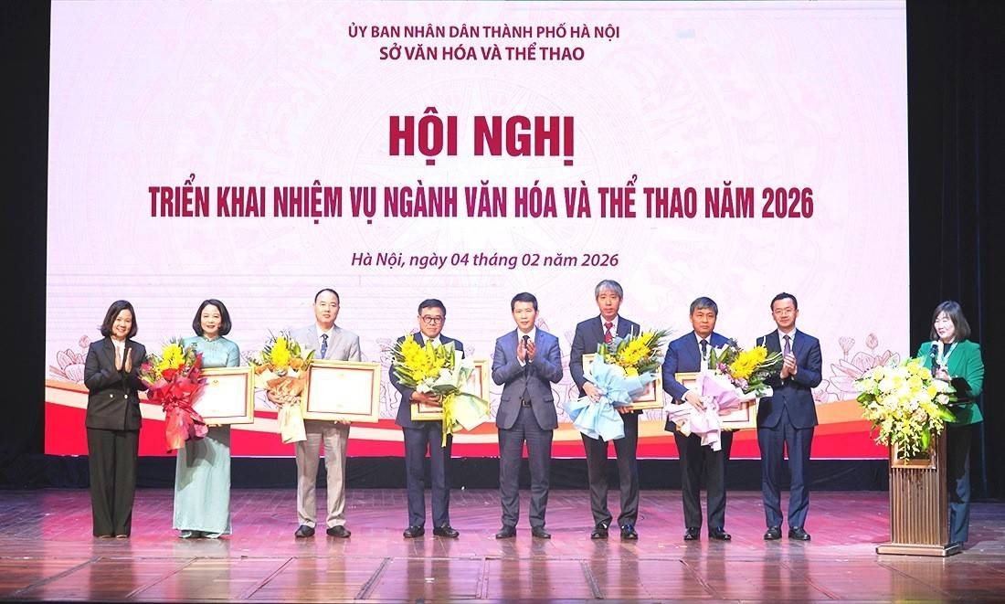 Ngành văn hóa - thể thao Hà Nội năm 2026: Thi đua đổi mới sáng tạo và vinh danh đóng góp tiêu biểu