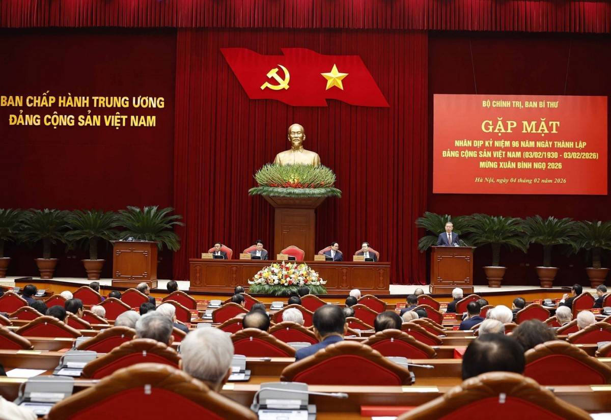 Quang cảnh buổi gặp mặt. Ảnh: TTXVN.