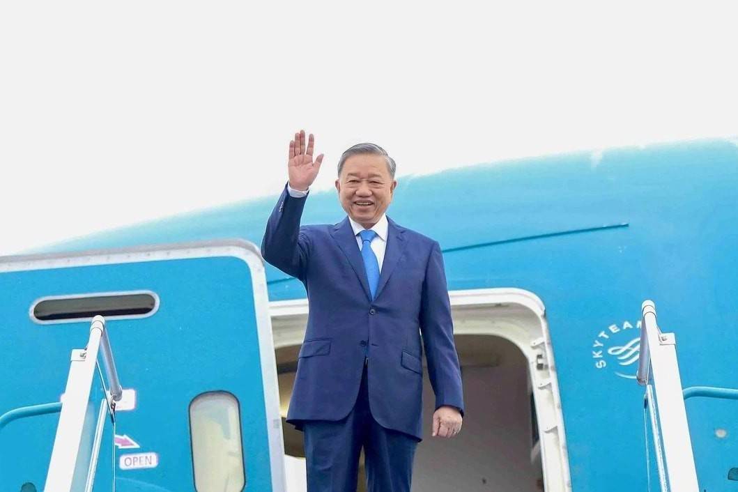 Tổng Bí thư Tô Lâm bắt đầu chuyến thăm cấp Nhà nước tới Lào