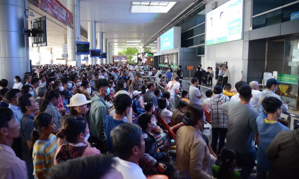 Lượng khách dự kiến đạt gần 2,9 triệu lượt, Cục Hàng không tăng chuyến bay Tết tại Sân bay Tân Sơn Nhất và Sân bay Nội Bài